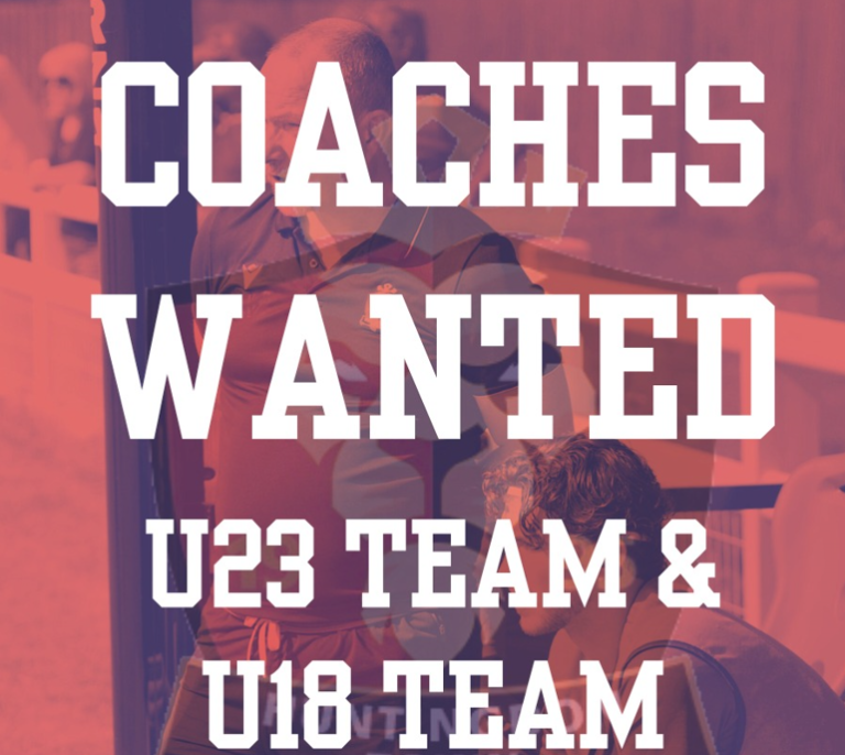 Coaches Wanted u23s u18s